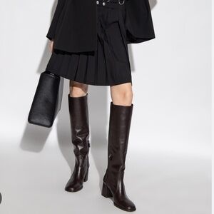 Stuart Weitzman Nola smooth-leather knee-high boots